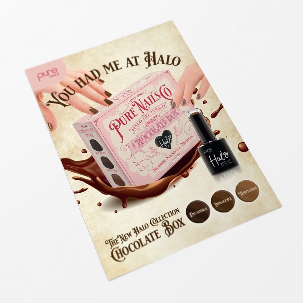 HALO Salon Poster Size A2 - Chocolate Box