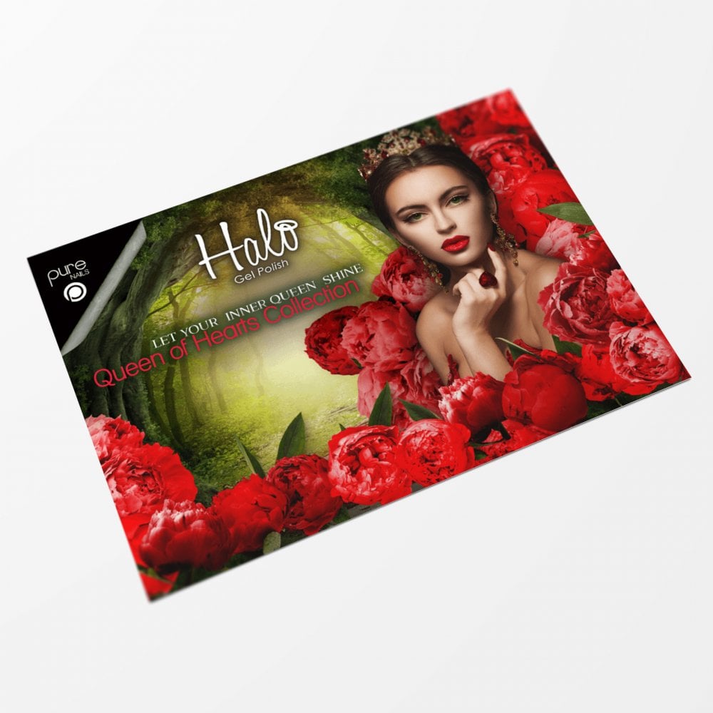 HALO Salon Poster Size A4 - Queen Of Hearts