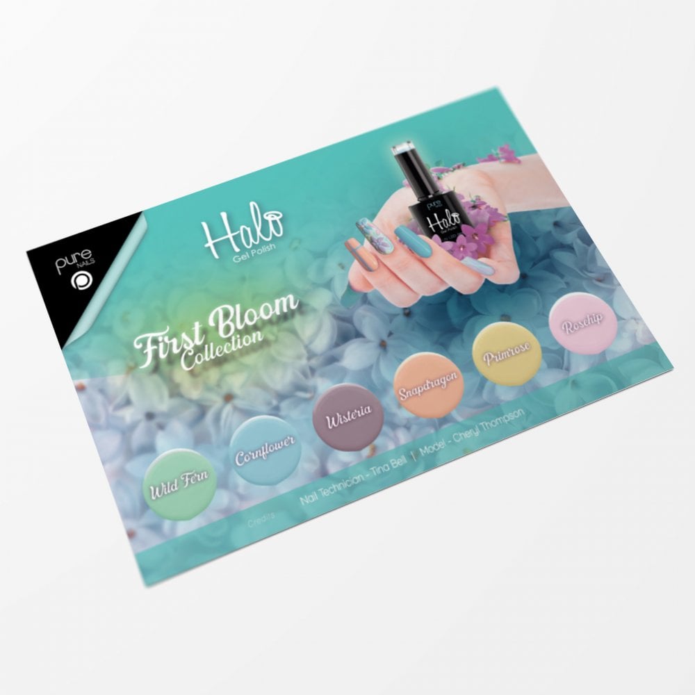 HALO Salon Poster Size A4 - First Bloom