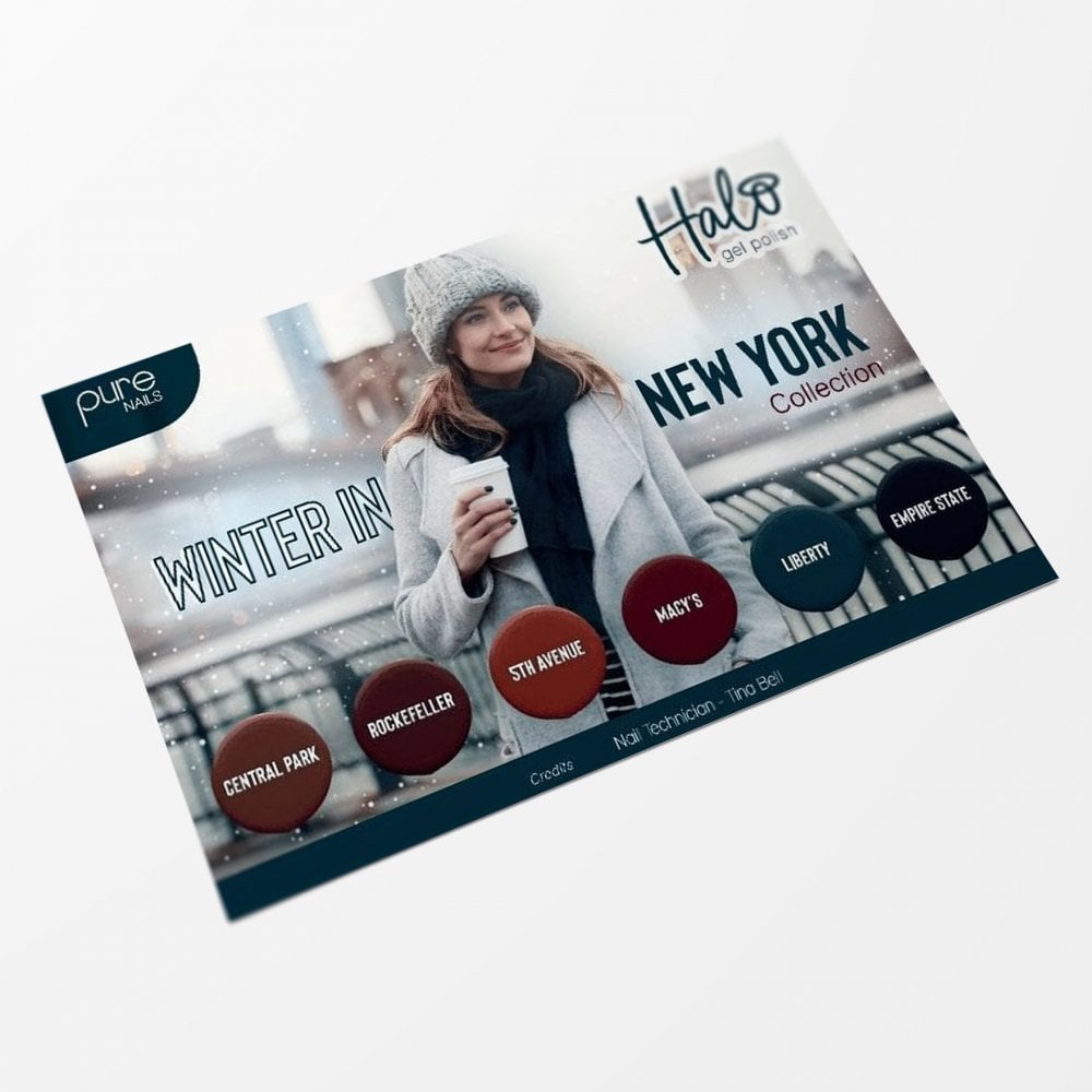 HALO Salon Poster Size A4 - Winter in NY