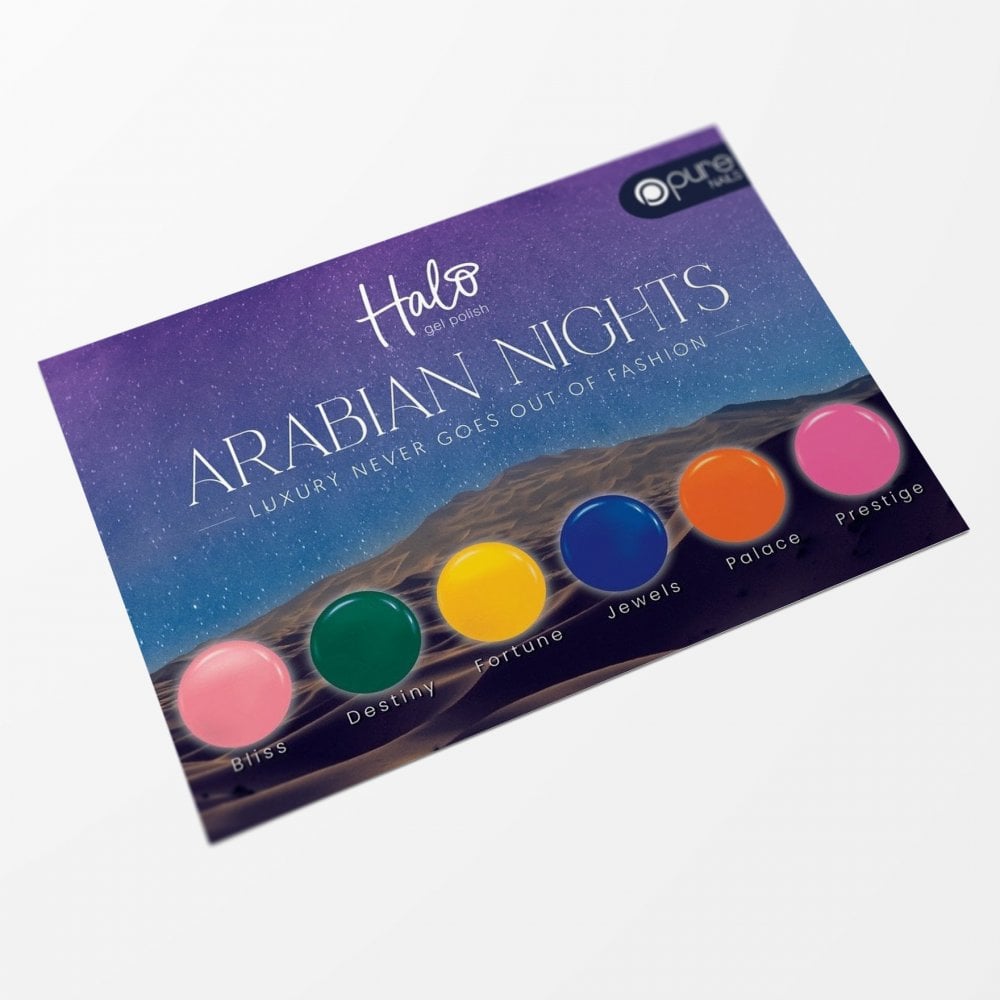 HALO Salon Poster Size A4 - Arabian Nights