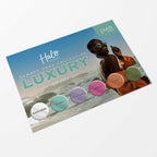 HALO Salon Poster Size A4 - Luxury Awaits