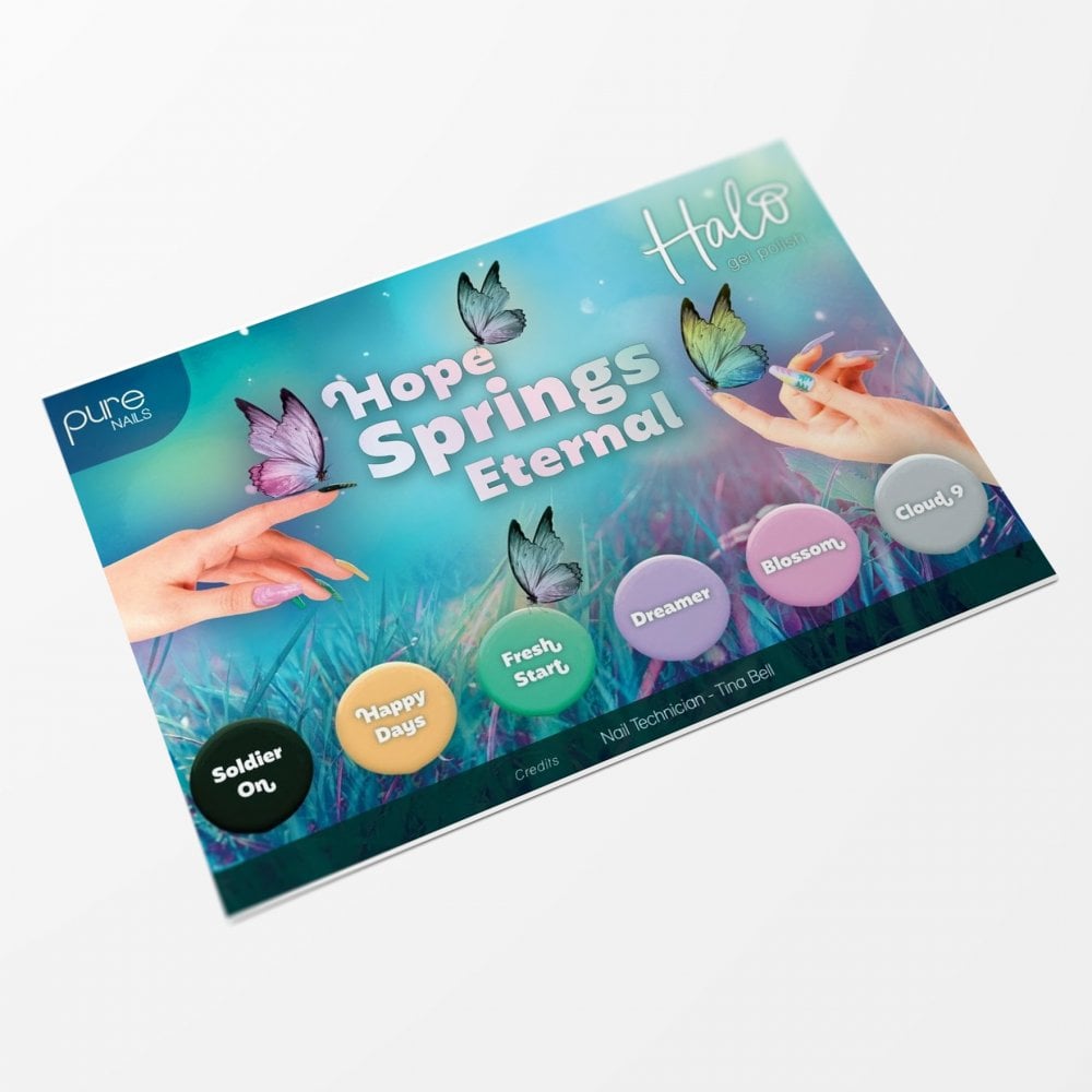 HALO Salon Poster Size A4 - Hope Springs Eternal