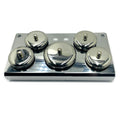 Stainless Steel Dappen Dish Set - 5pcs