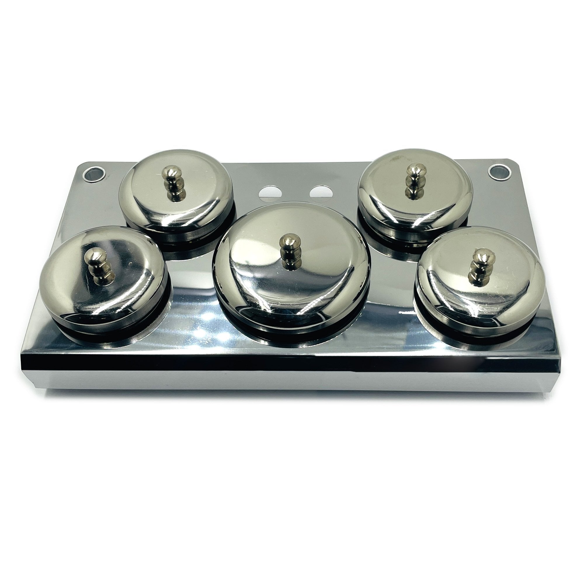 Stainless Steel Dappen Dish Set - 5pcs