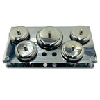 Stainless Steel Dappen Dish Set - 5pcs