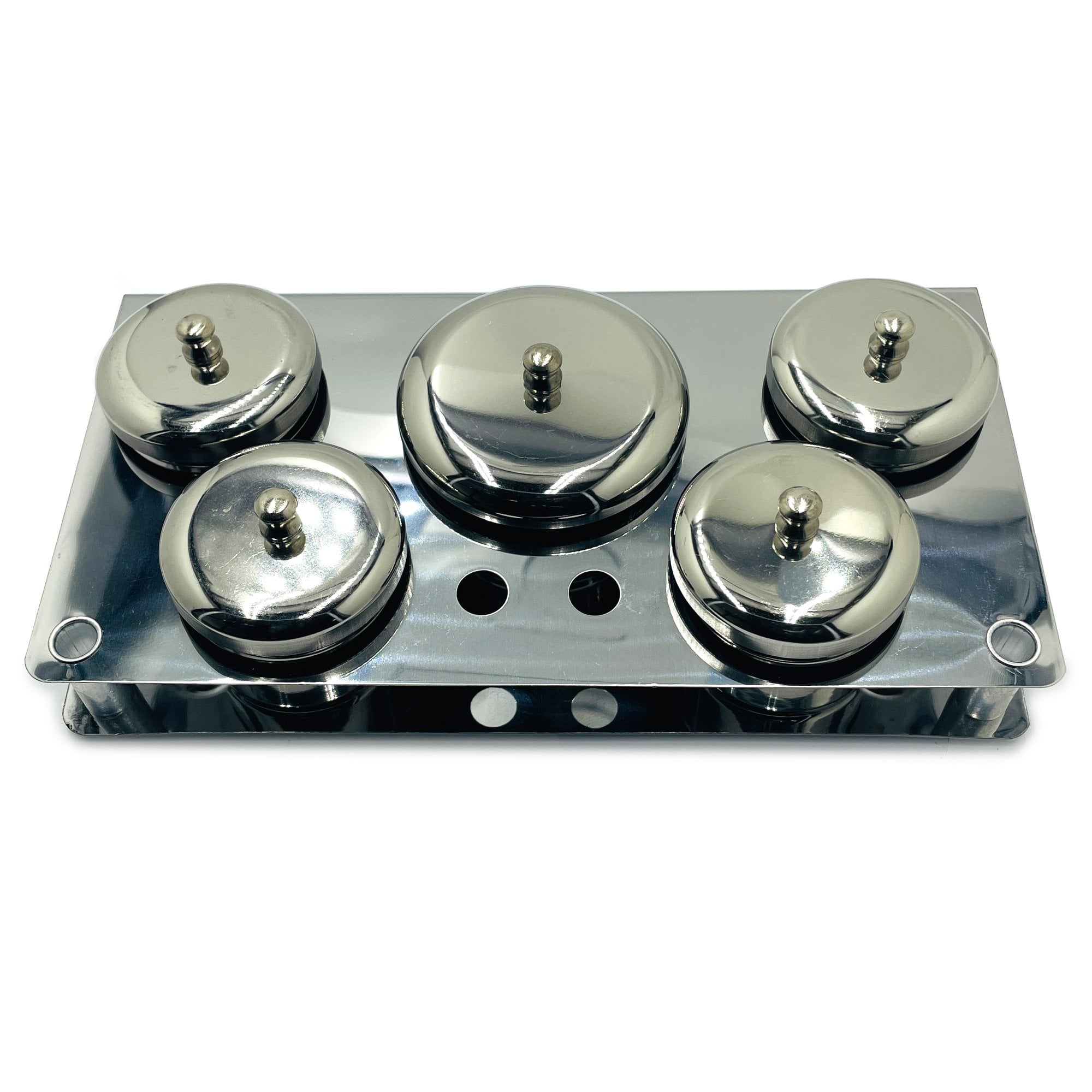 Stainless Steel Dappen Dish Set - 5pcs