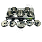 Stainless Steel Dappen Dish Set - 5pcs