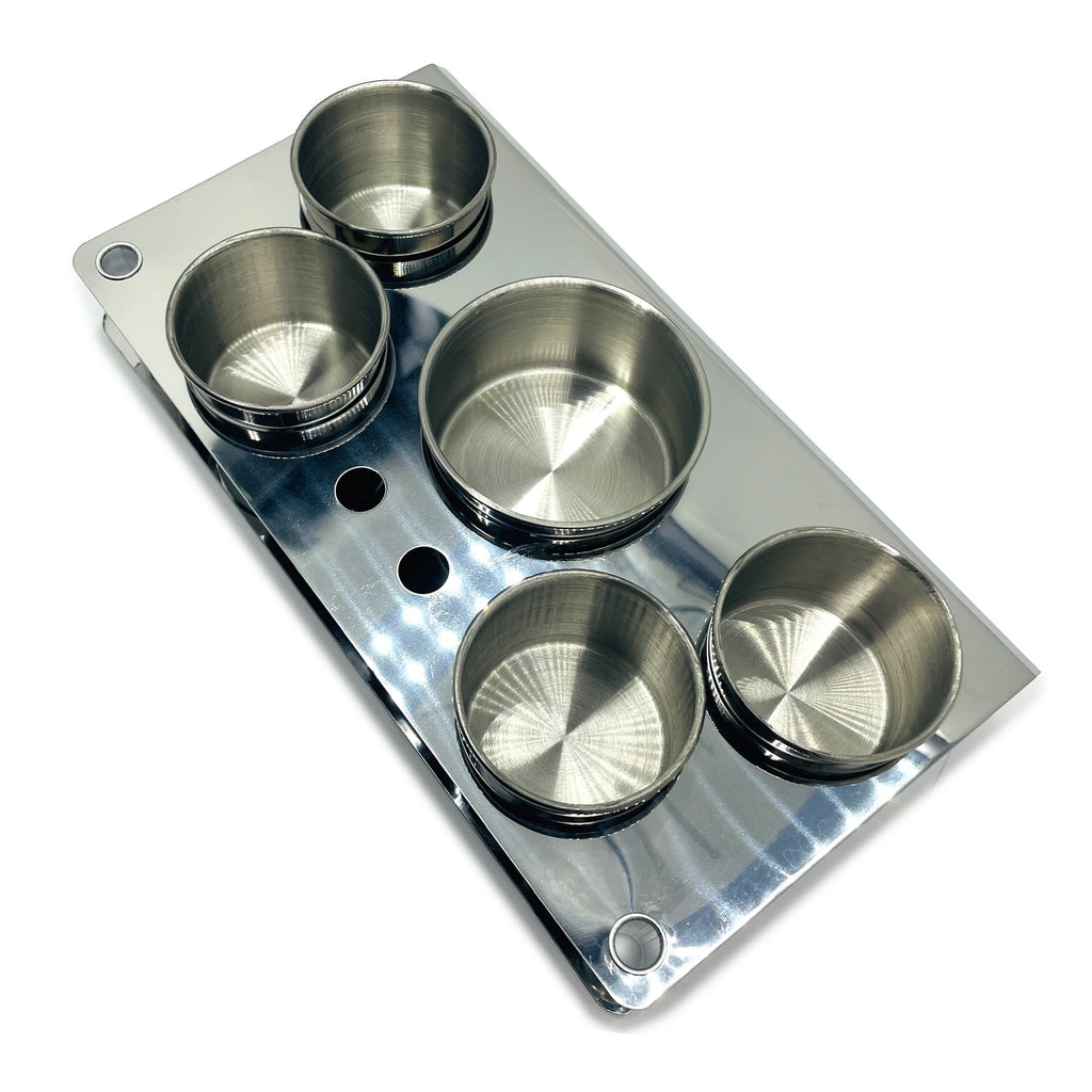Stainless Steel Dappen Dish Set - 5pcs