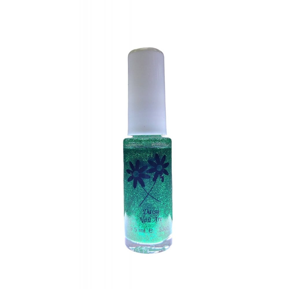 Daisy Nail Art Striper - Green Glitter 345