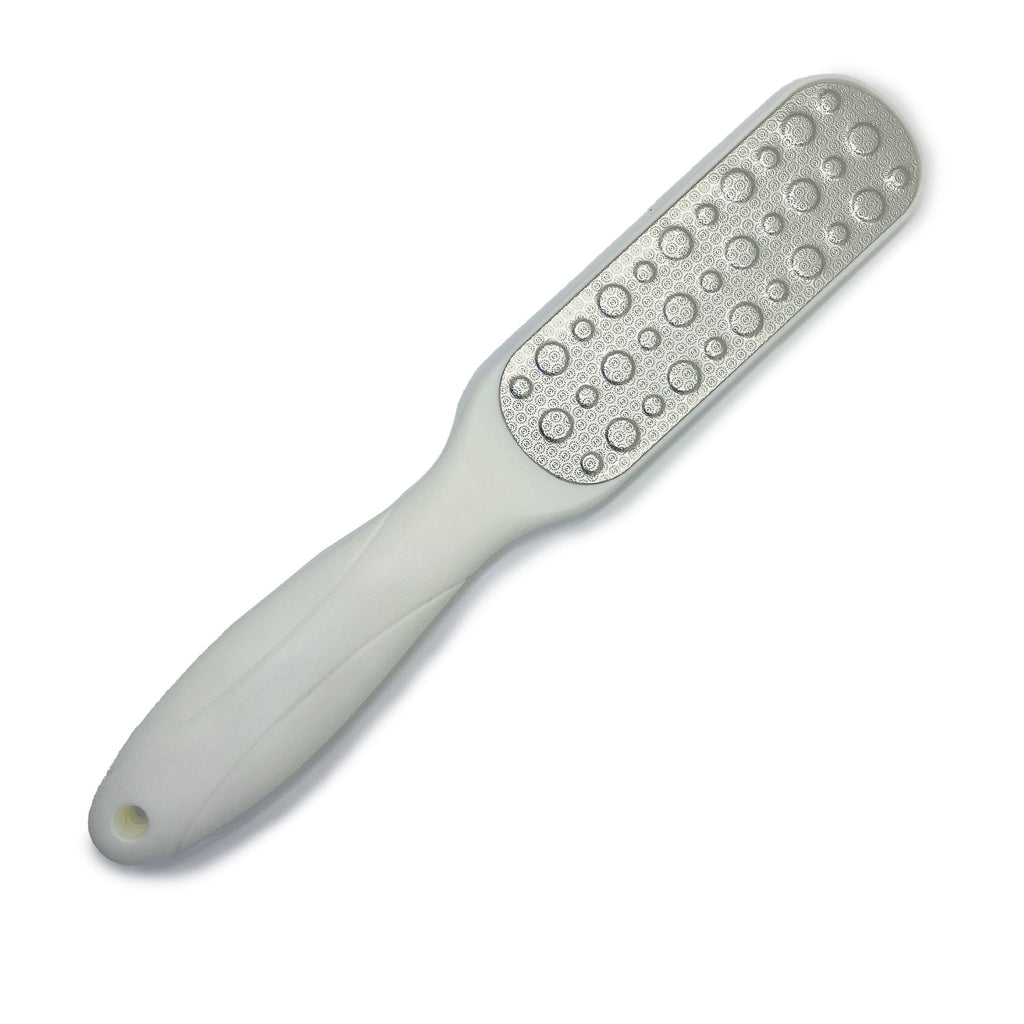 Dual-Sided Metal Foot File WHITE