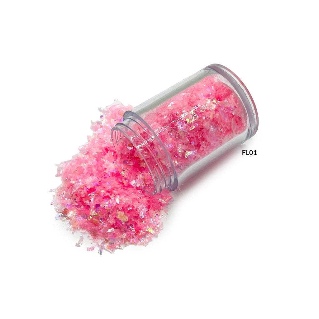 Pink Flake Pot 1/2oz - FL01