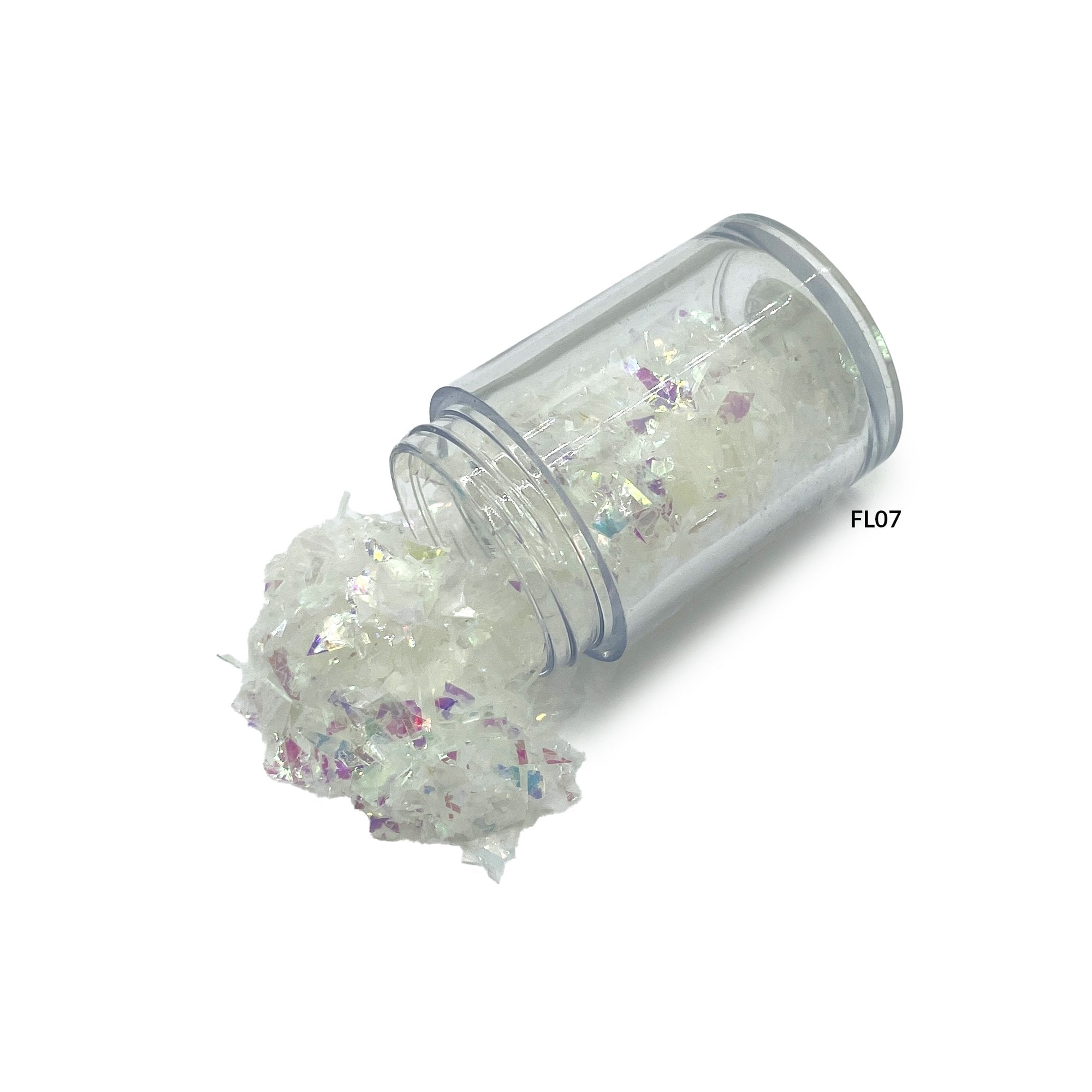 Mermaid White Flake Pot 1/2oz - FL07