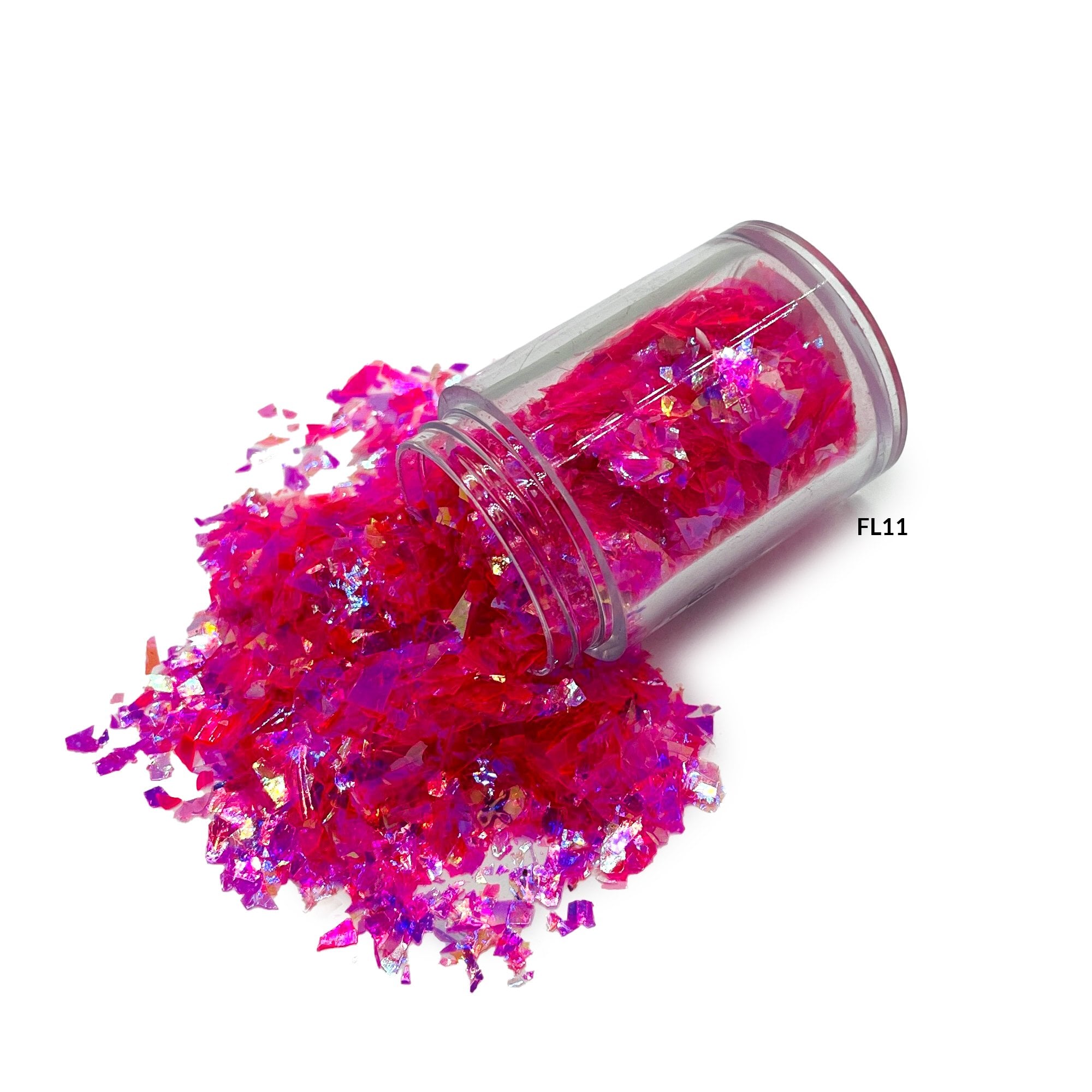 Fuchsia Pink Flakes Pot 1/2oz - FL11
