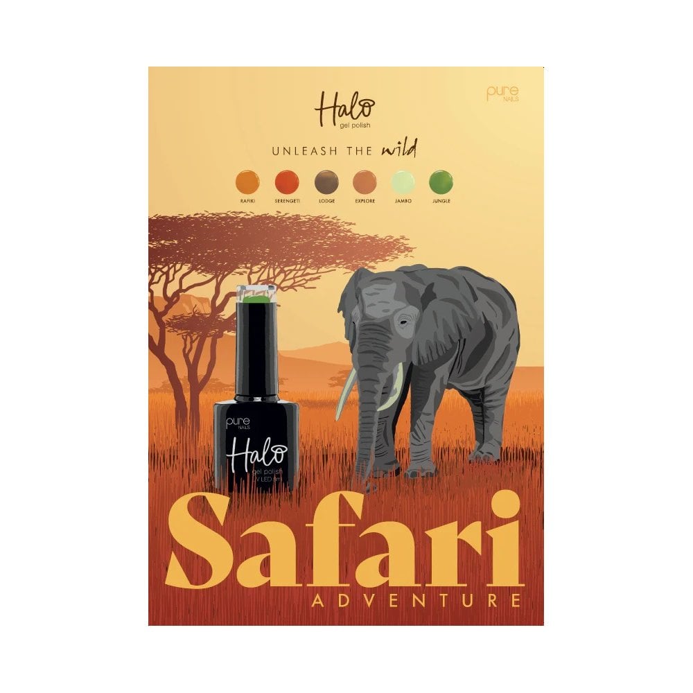 HALO Salon Poster Size A2 - Safari Adventure