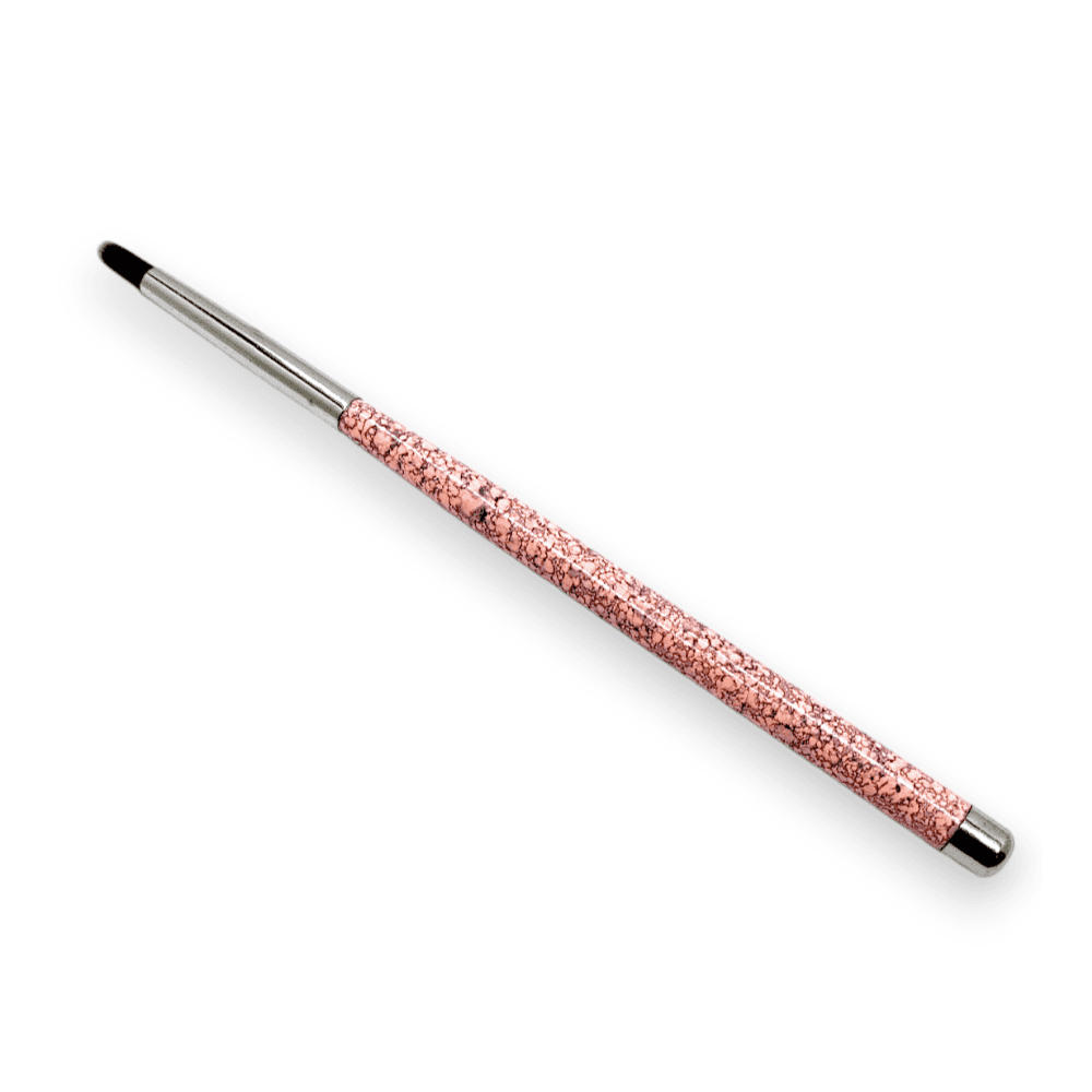 Nail Art Brush - Pink Marble Handle