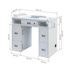 VINA Manicure Nail Table - Single 90cm