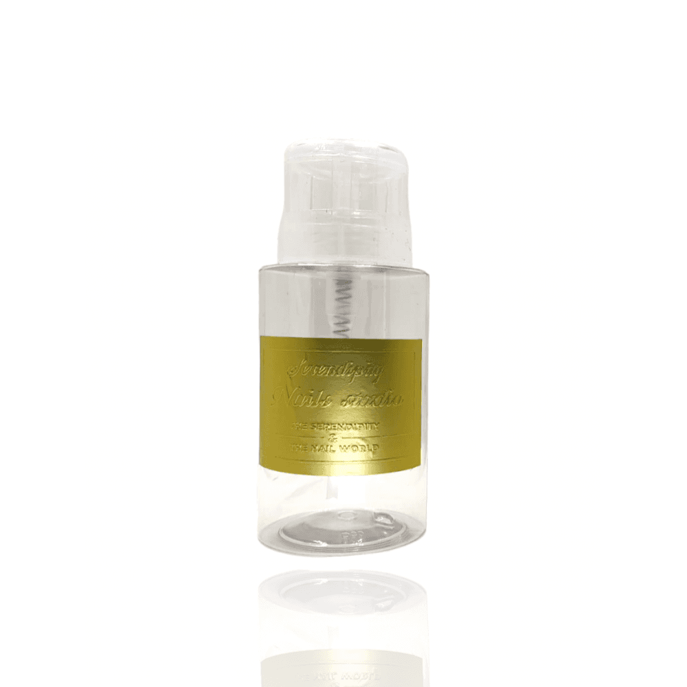 TNBL Alcohol Pump - Transparent Gold Label