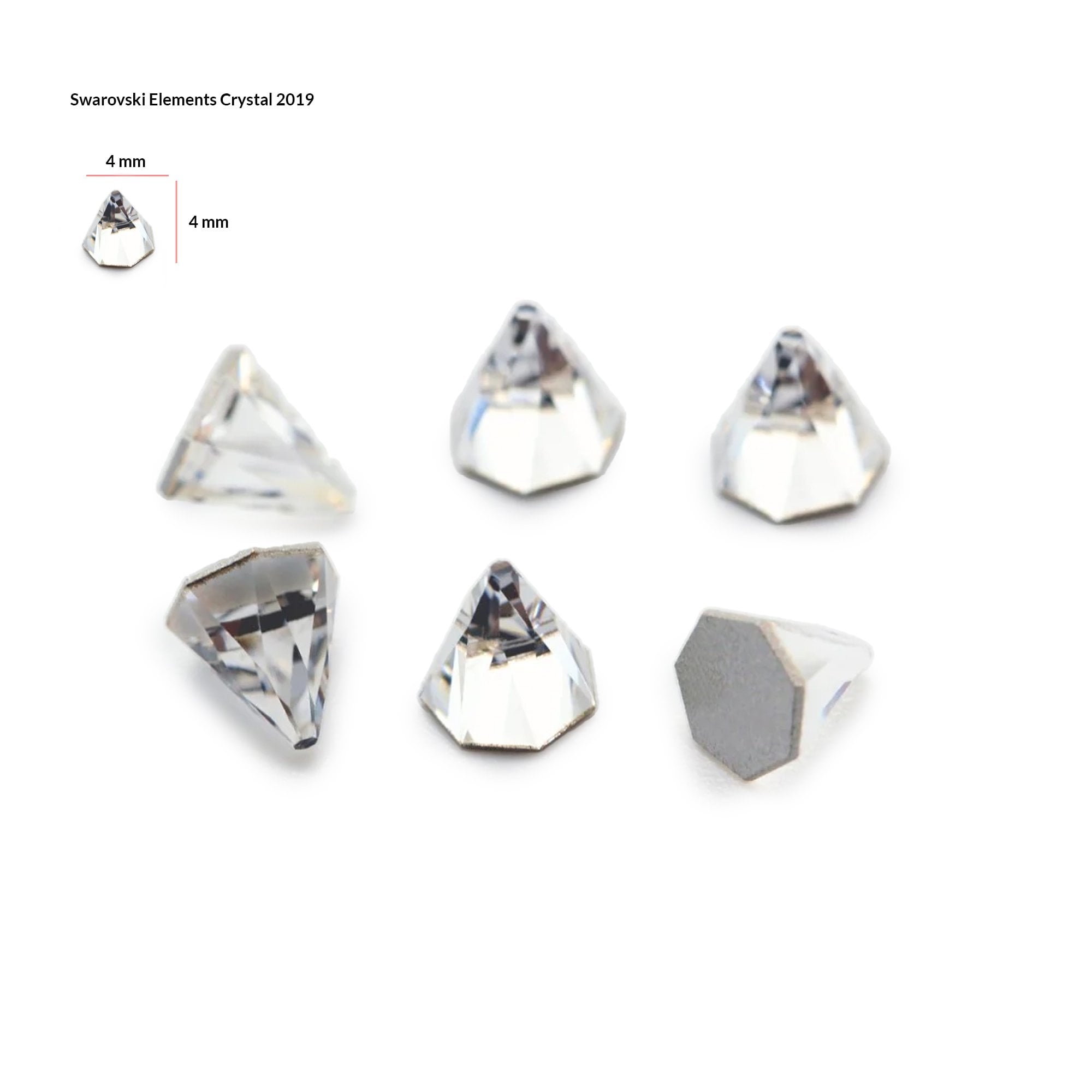 SWAROVSKI Element Clear - 2019 (4x4mm) 6pcs