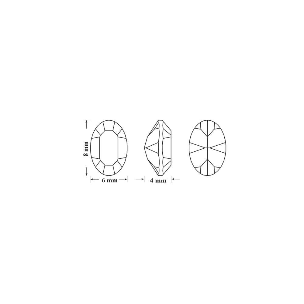 SWAROVSKI 4128 OVAL