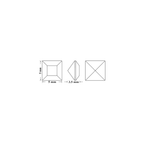 SWAROVSKI Square Fancy Stone 4428