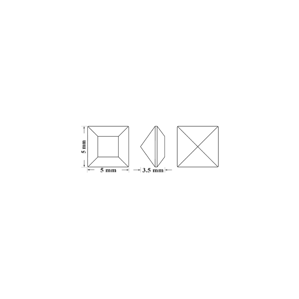SWAROVSKI Square Fancy Stone 4428