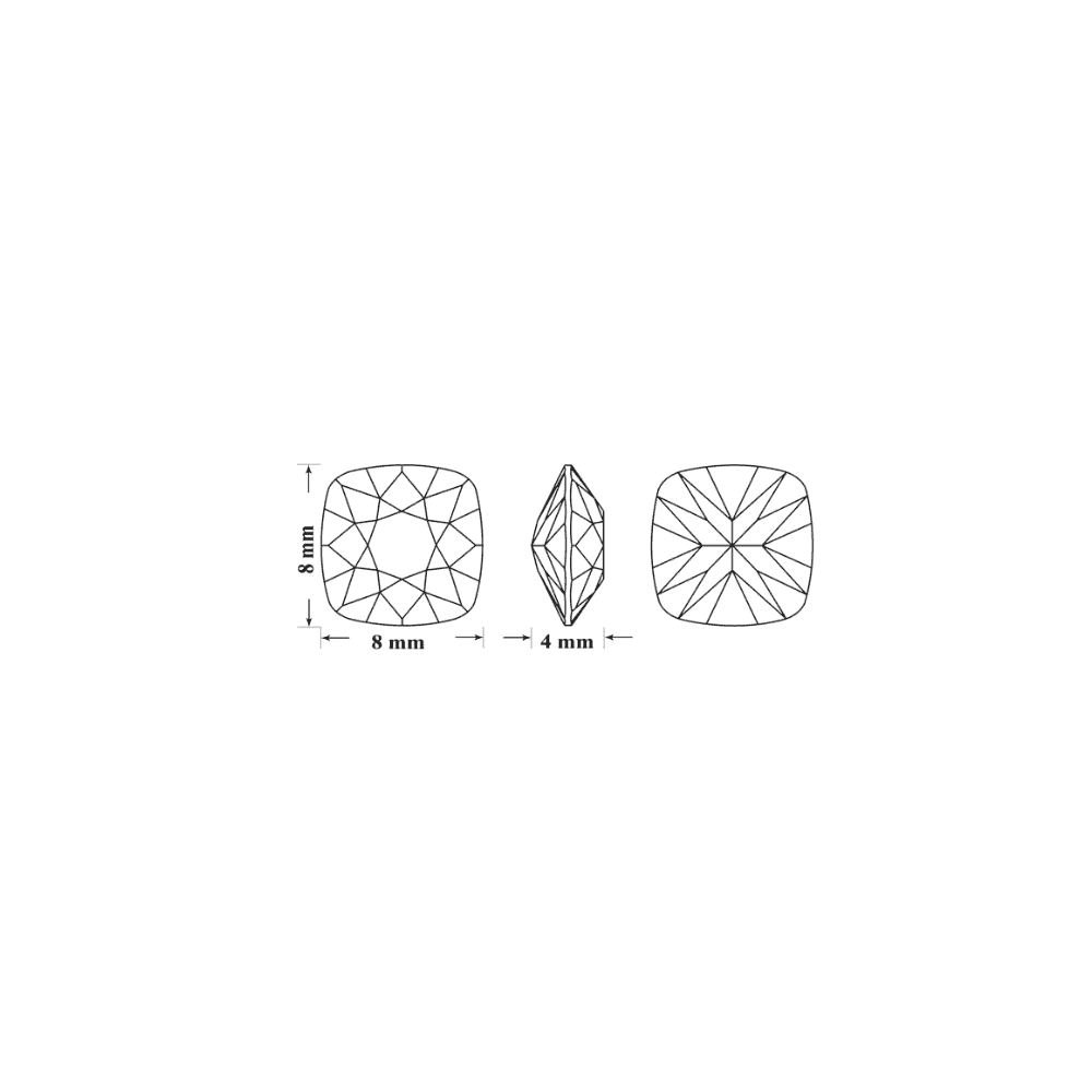 SWAROVSKI Square Fancy Stone 4470