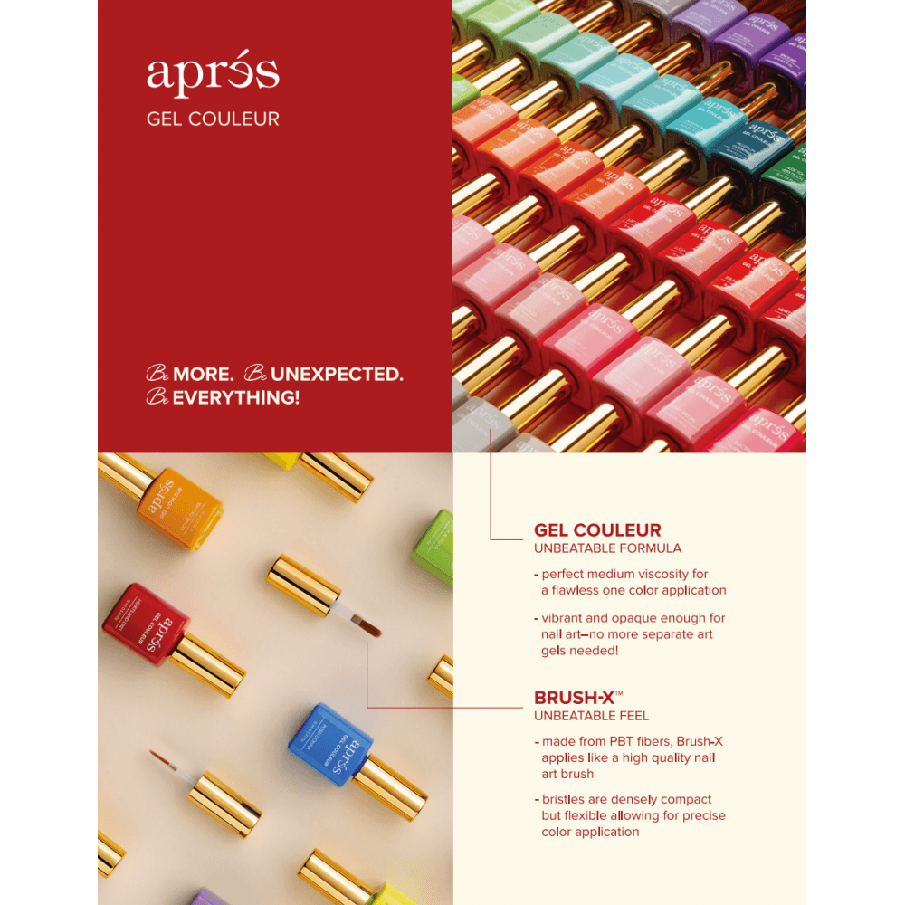 APRES APRES Gel Couleur Poster A1 #3