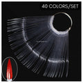 Nail Display Ring Stiletto Tips 50pcs Clear