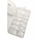 Stilletto Clear Tip Box 70pcs - (Without Well)