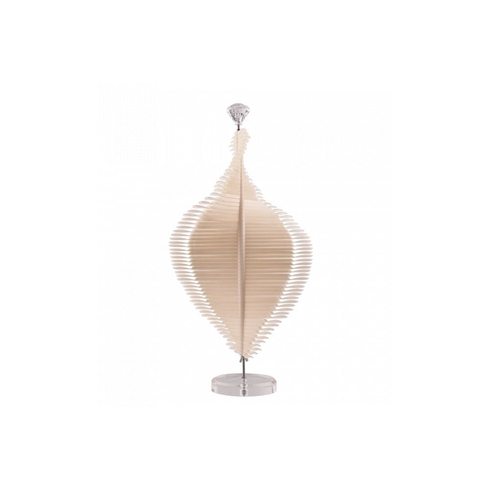Nail Display Spiral Stand with Removable Tips - Natural