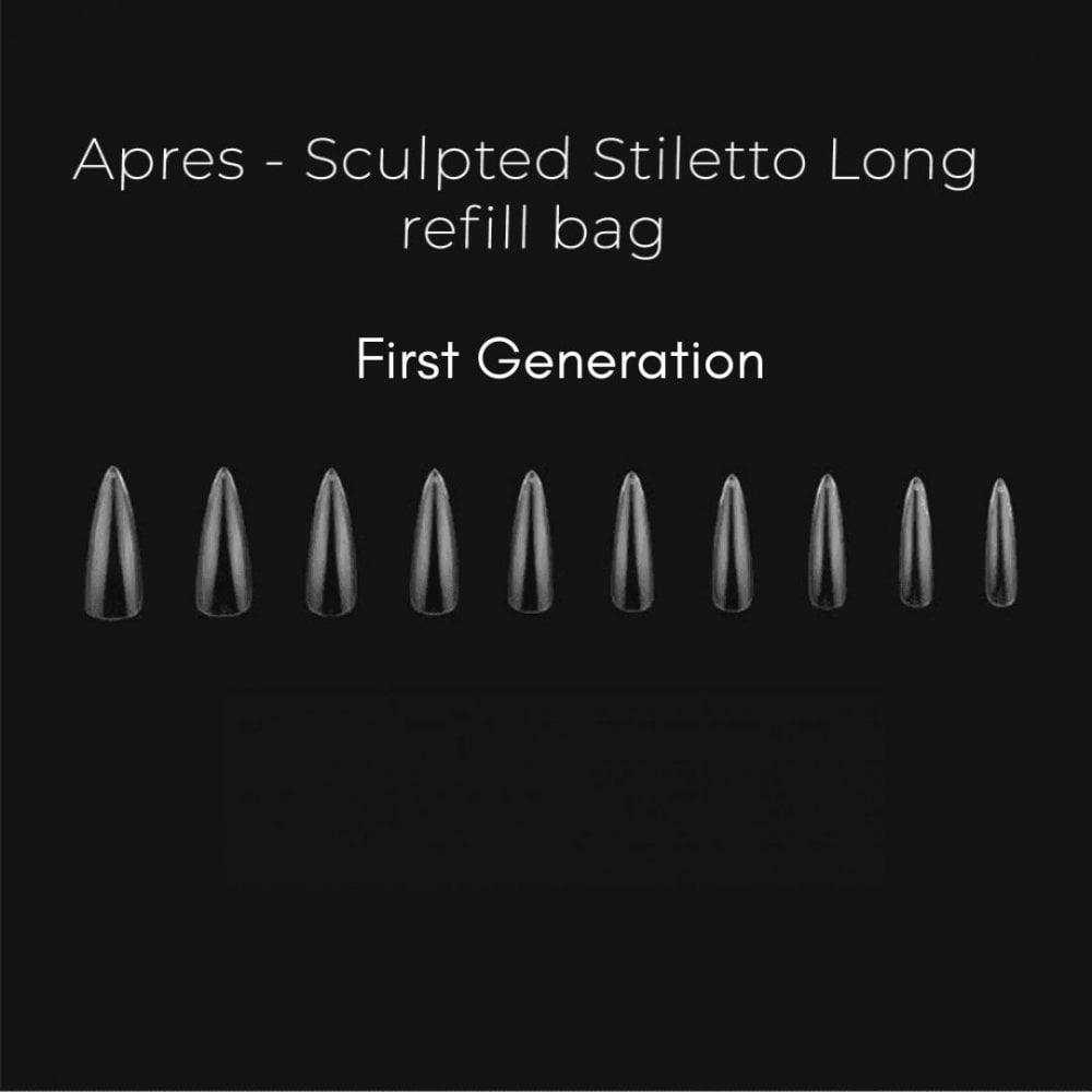 APRES Refill Tips - Sculpted Stiletto Long First Gen