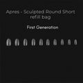 APRES Refill Tips - Sculpted Round Short First Gen