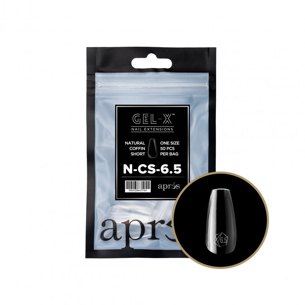 APRES Gel-X® Natural Coffin Refill Tips