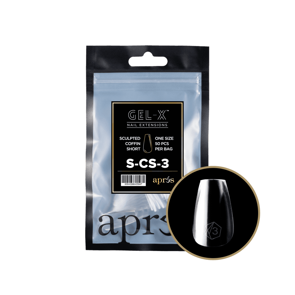 APRES Gel-X® Sculpted Coffin Refill Tips