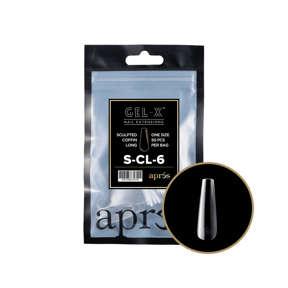 APRES Gel-X® Sculpted Coffin Refill Tips