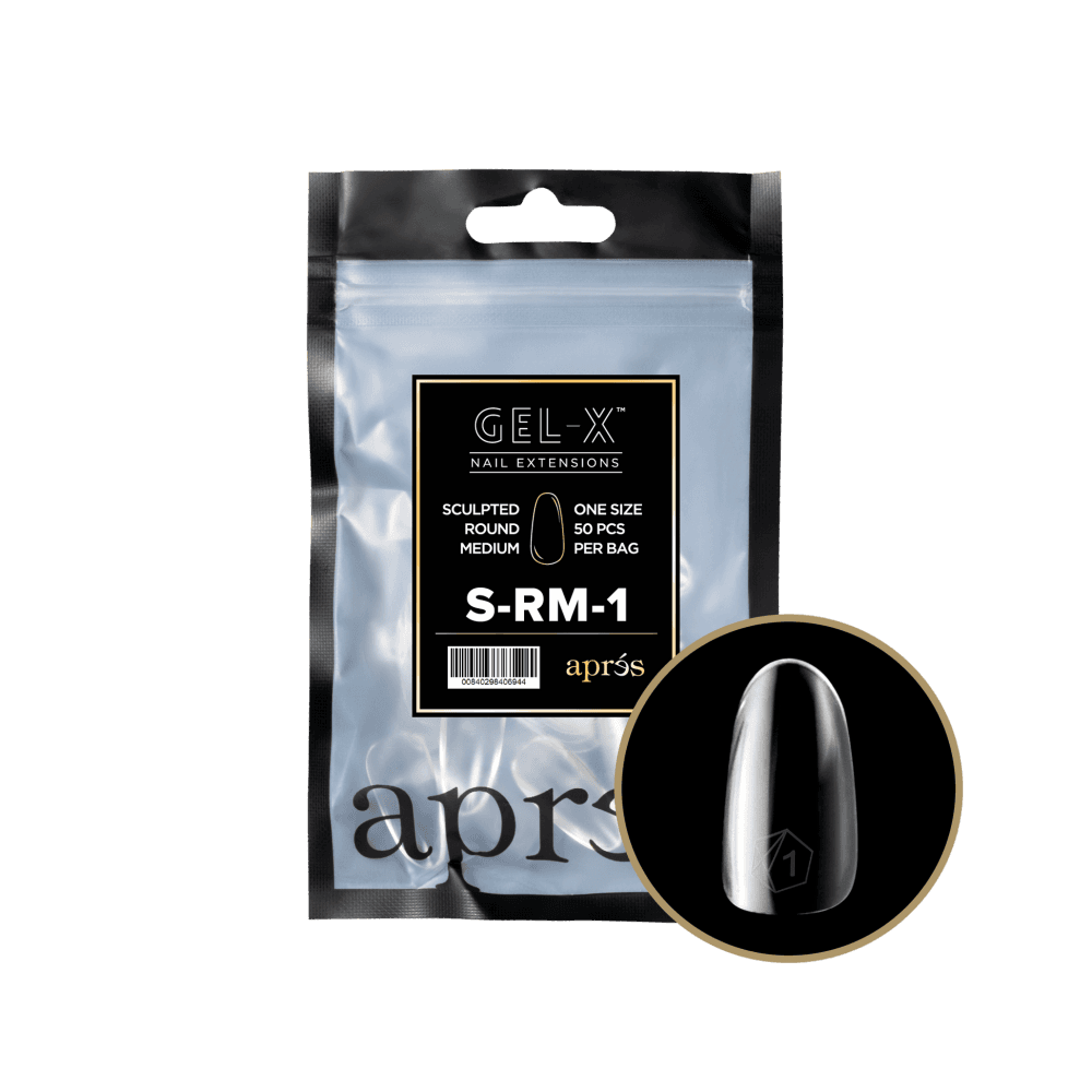 APRES Gel-X® Sculpted Round Refill Tips