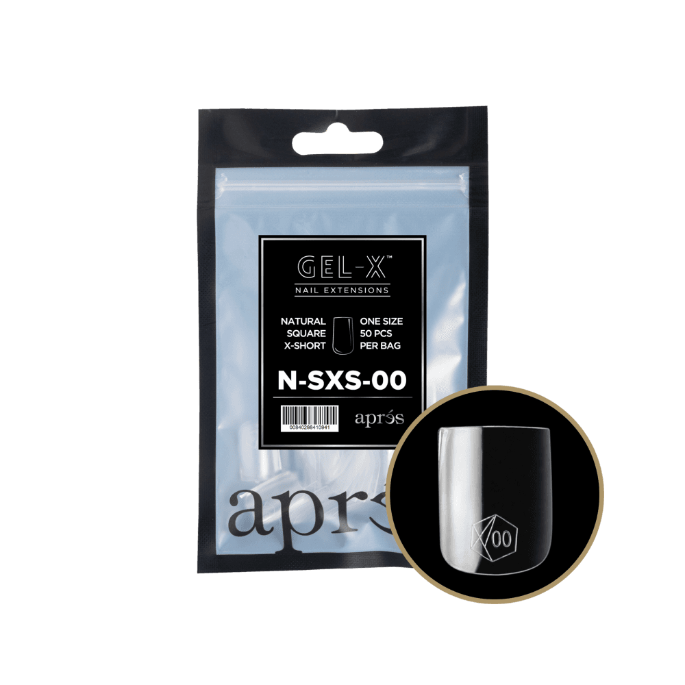 APRES Gel-X® Natural Square Refill Tips