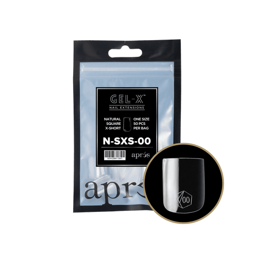 APRES Gel-X® Natural Square Refill Tips
