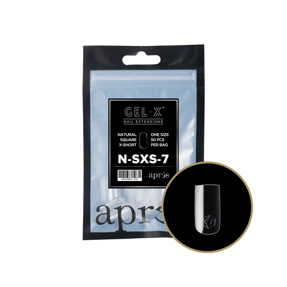 APRES Gel-X® Natural Square Refill Tips