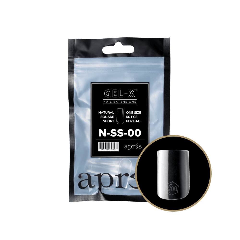 APRES Gel-X® Natural Square Refill Tips