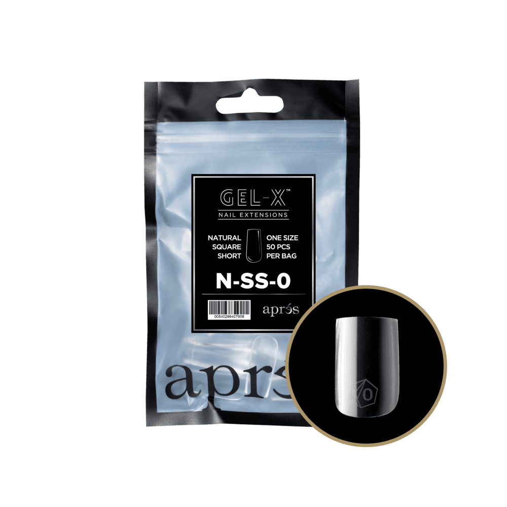 APRES Gel-X® Natural Square Refill Tips