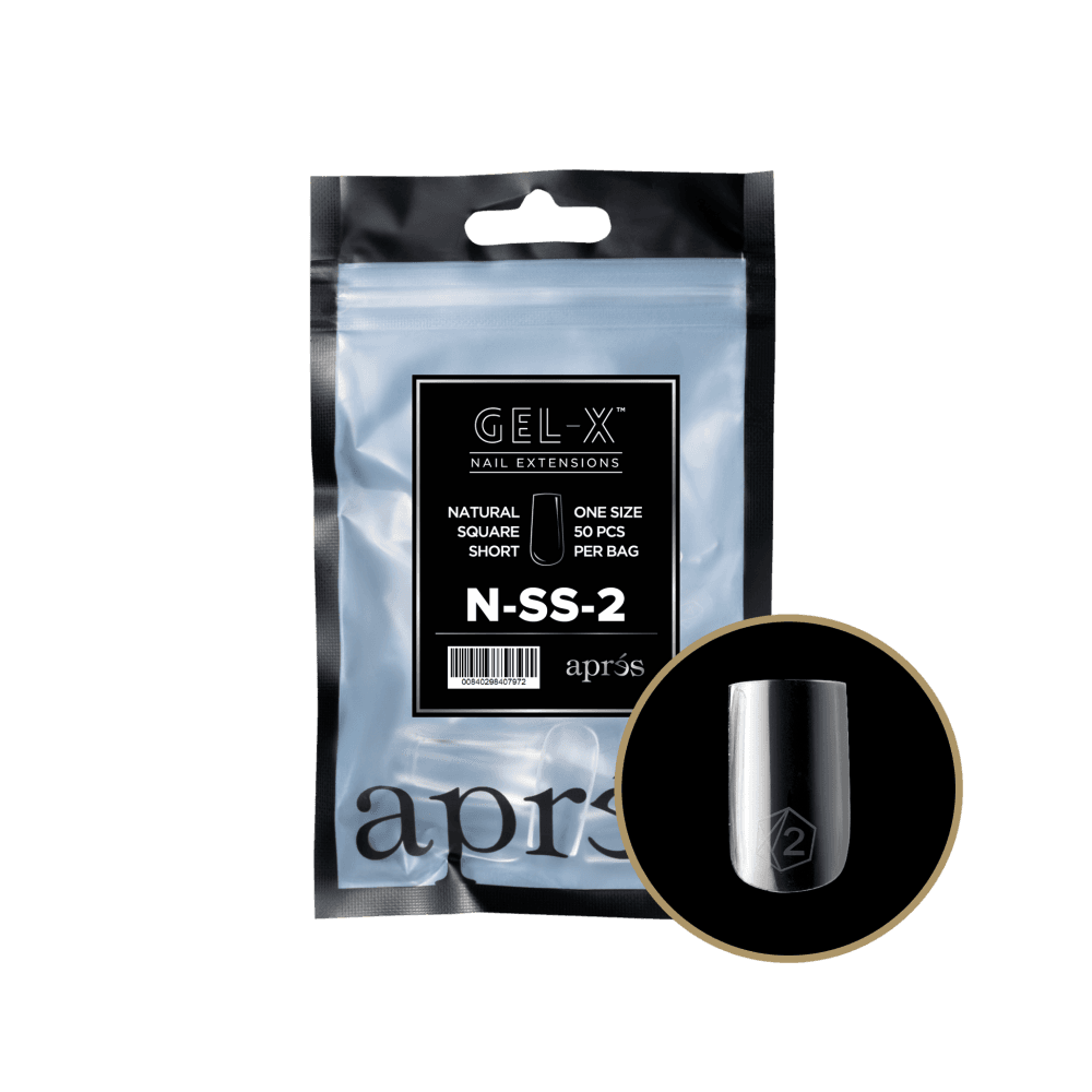 APRES Gel-X® Natural Square Refill Tips
