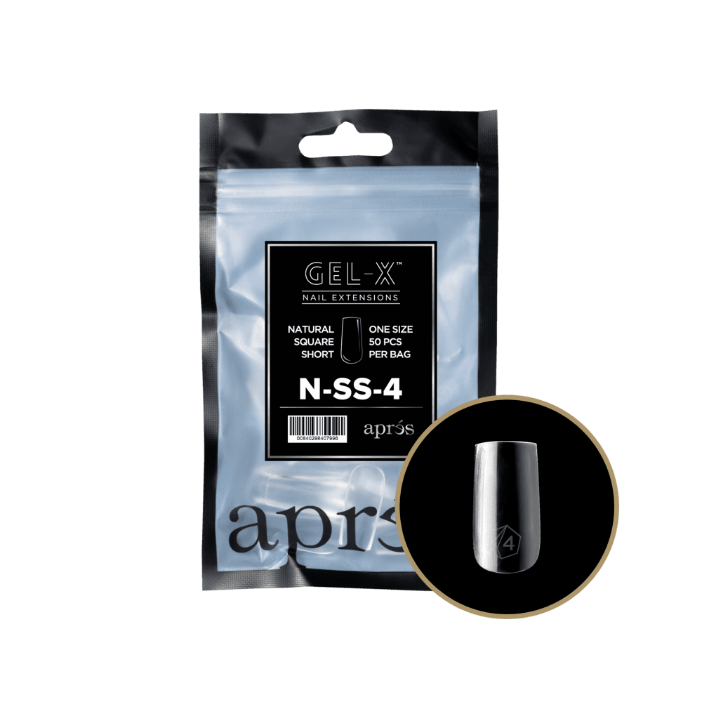 APRES Gel-X® Natural Square Refill Tips