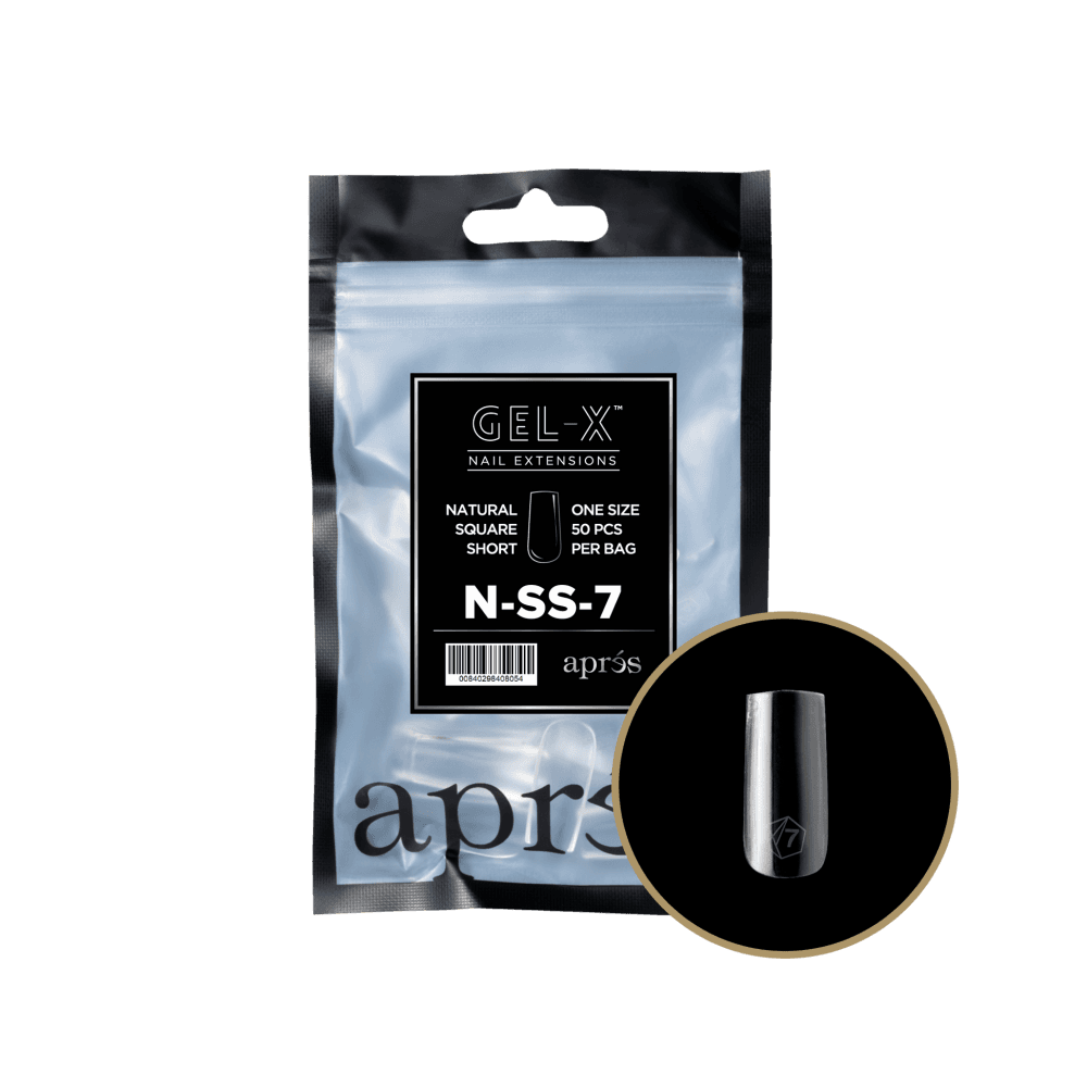 APRES Gel-X® Natural Square Refill Tips