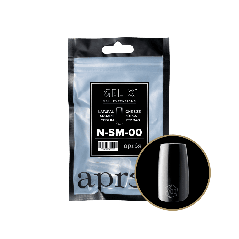APRES Gel-X® Natural Square Refill Tips