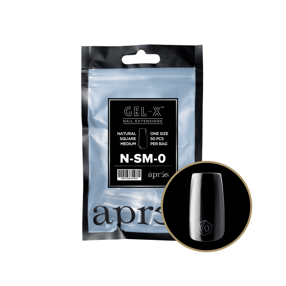 APRES Gel-X® Natural Square Refill Tips