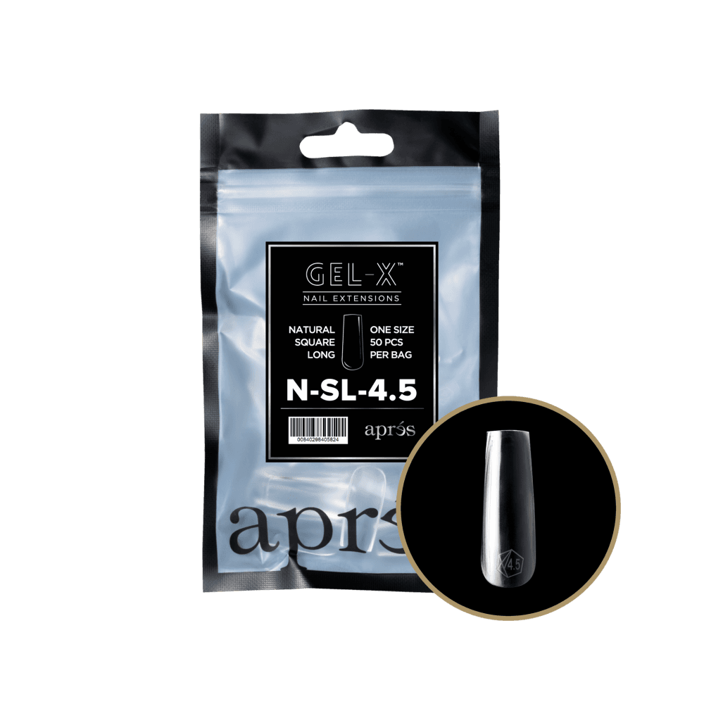 APRES Gel-X® Natural Square Refill Tips