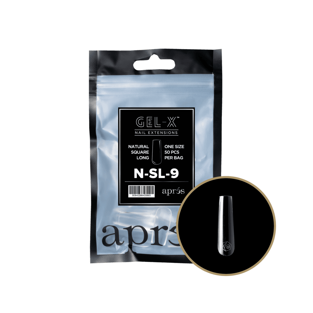 APRES Gel-X® Natural Square Refill Tips