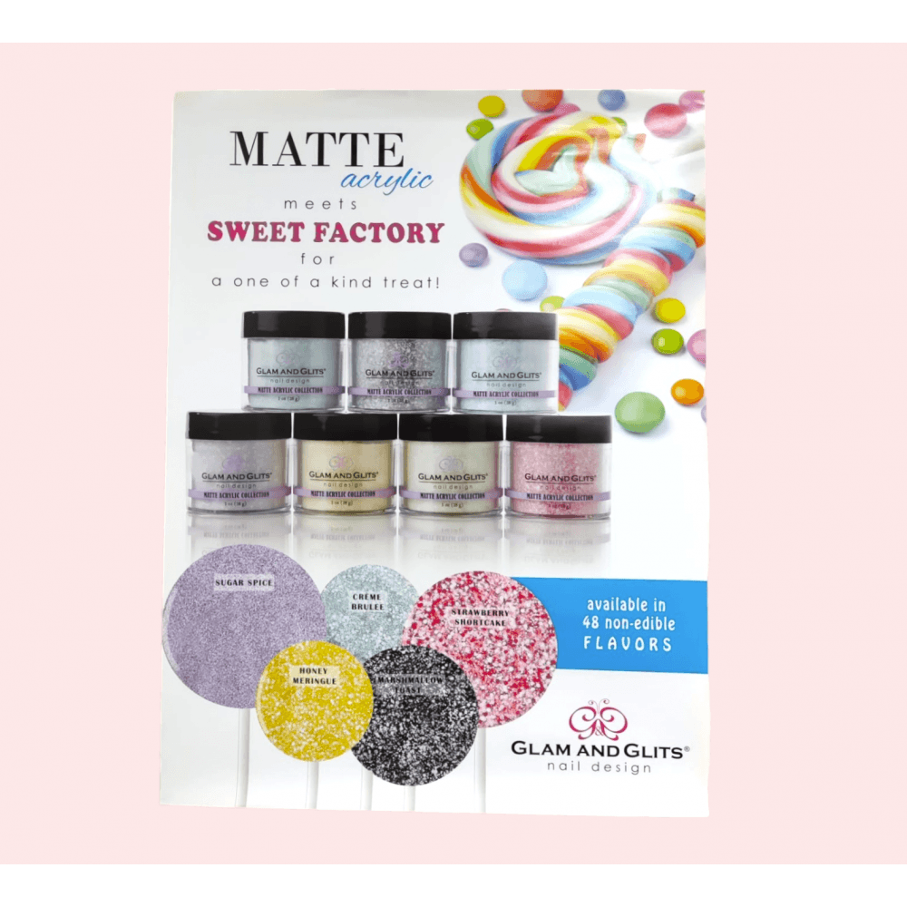 Matte Acrylic meets Sweet Factory Poster A2